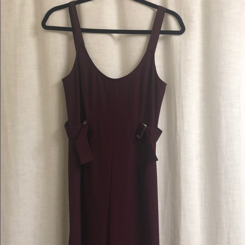 Wine red UO jumpsuit
